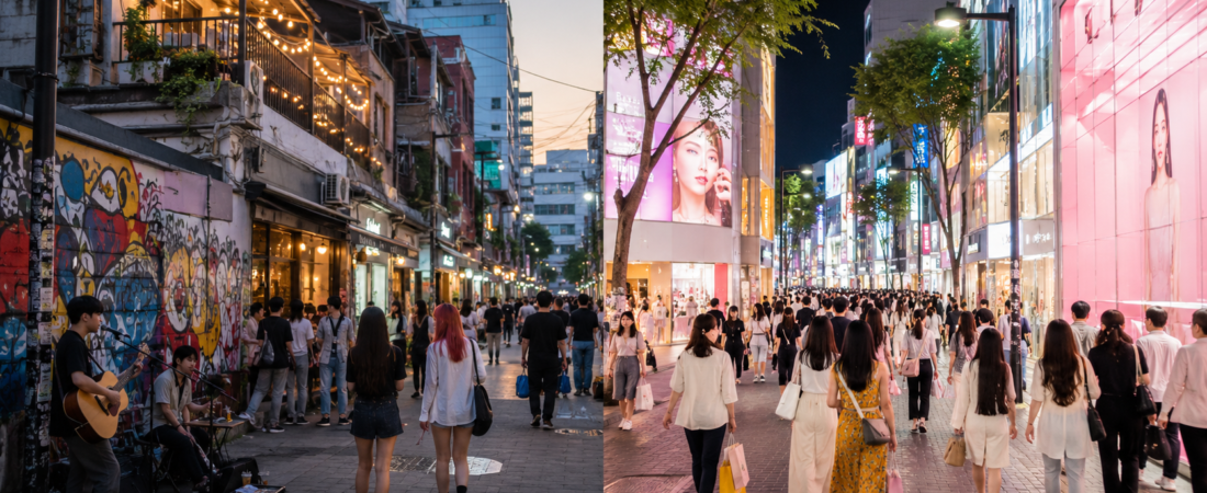 Hongdae vs Myeongdong: Which Area Should You Visit?